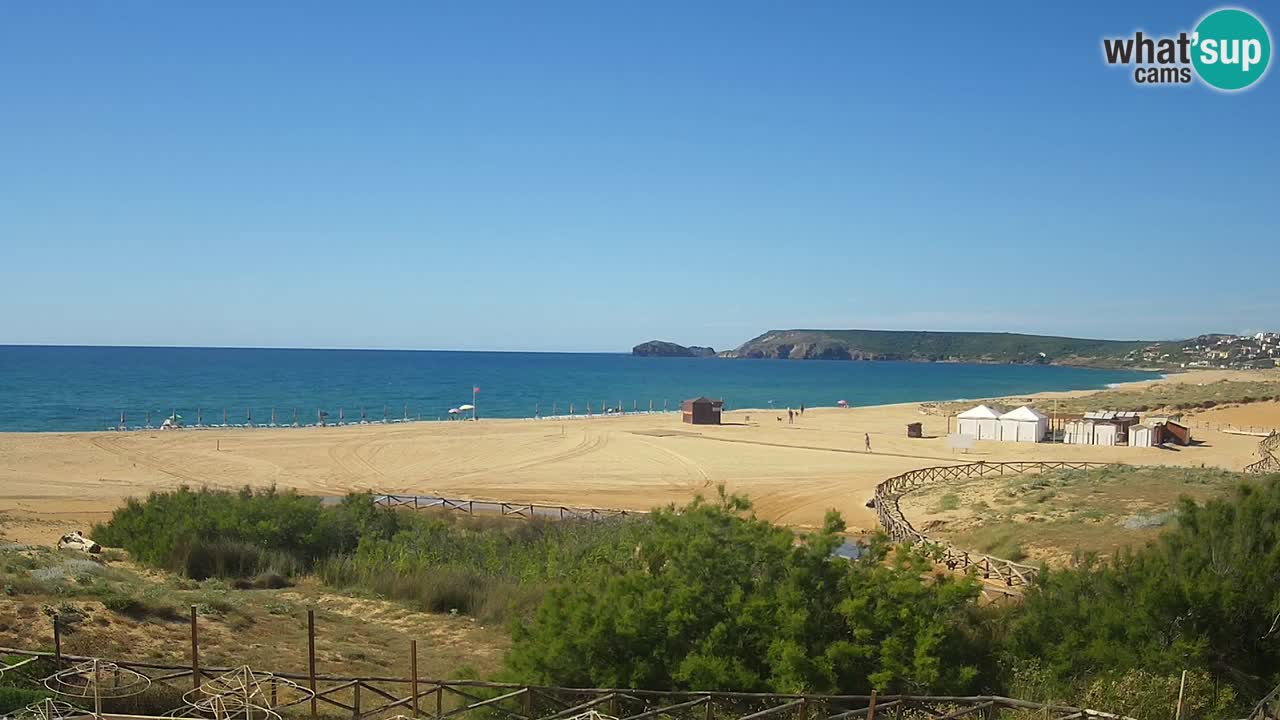 Webcam Torre dei Corsari – Liveblick auf den Strand von Punta Usai