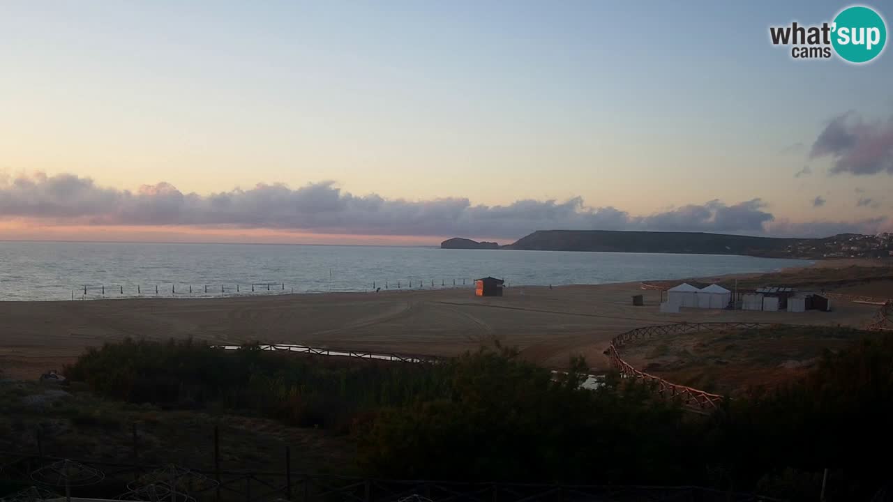Cámara web Torre dei Corsari – Vista en directo de la playa desde Punta Usai