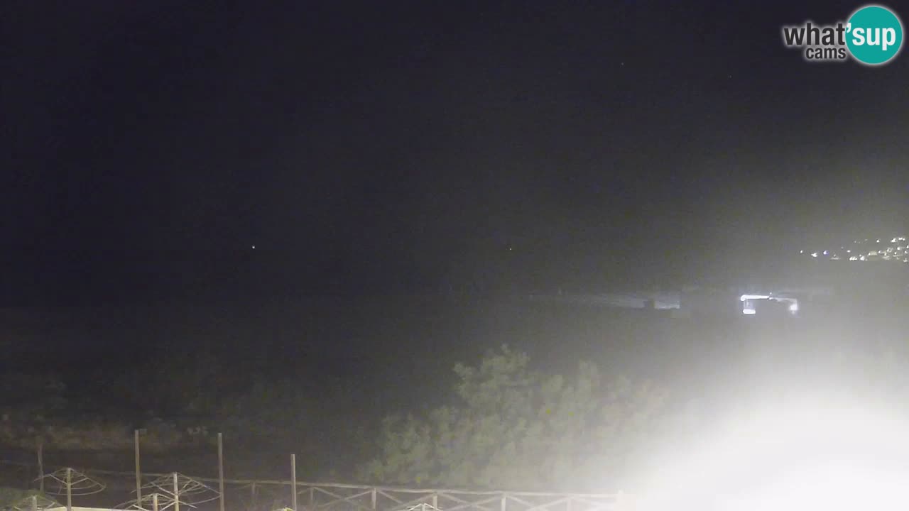 Webcam Torre dei Corsari – Vista live sulla spiaggia da Punta Usai