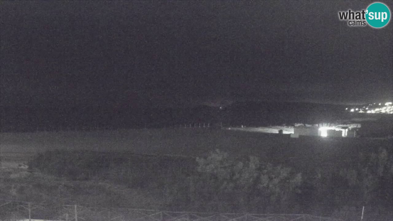 Cámara web Torre dei Corsari – Vista en directo de la playa desde Punta Usai