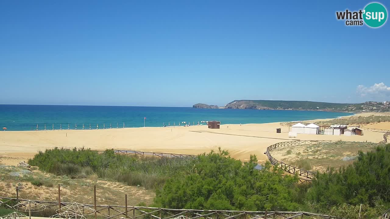 Webcam Torre dei Corsari – Live Beach View from Punta Usai