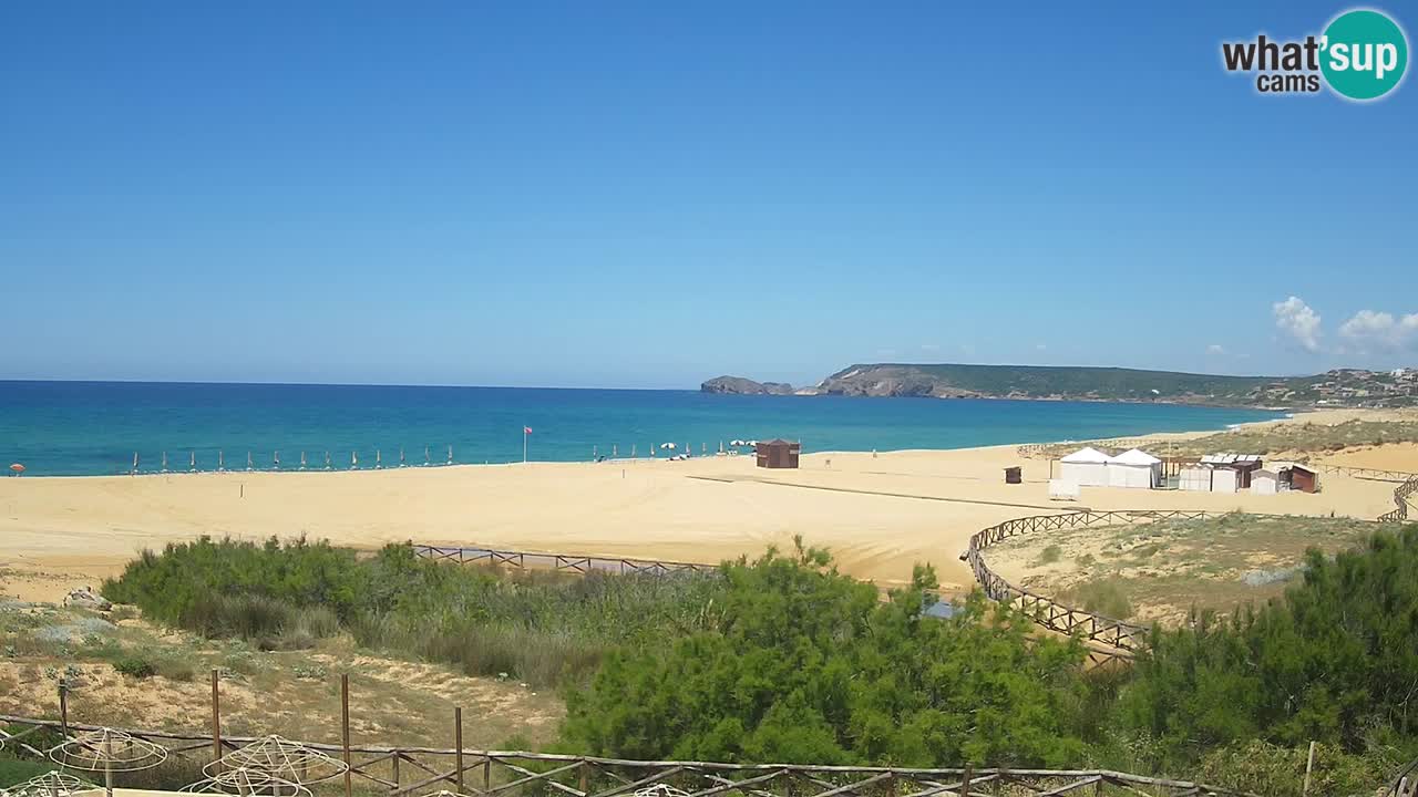 Webcam Torre dei Corsari – Live Beach View from Punta Usai