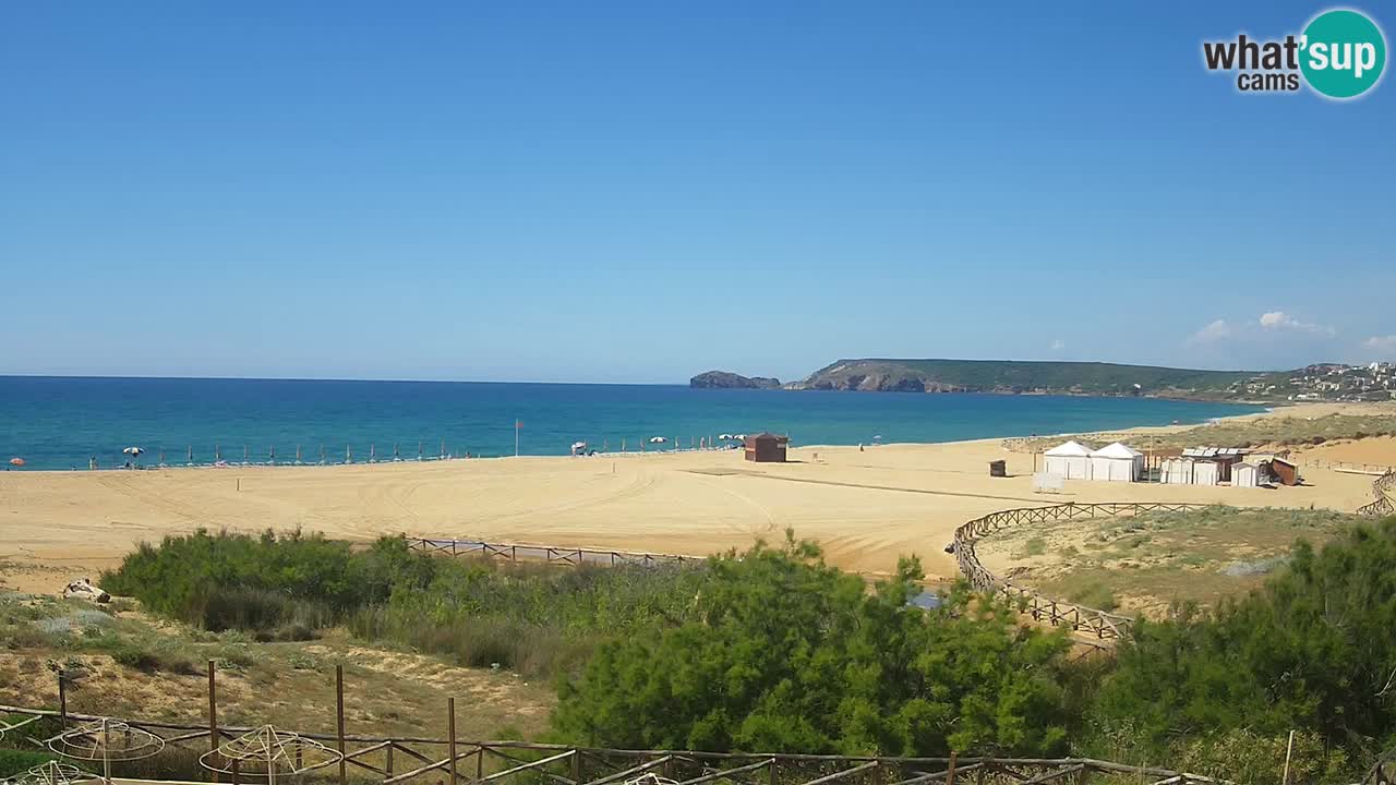 Webcam Torre dei Corsari – Vista live sulla spiaggia da Punta Usai