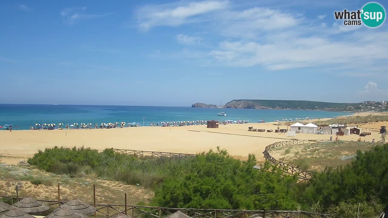 Cámara web Torre dei Corsari – Vista en directo de la playa desde Punta Usai