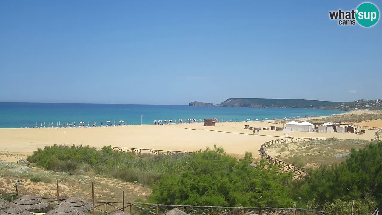 Spletna kamera Torre dei Corsari – Pogled v živo na plažo s Punta Usai