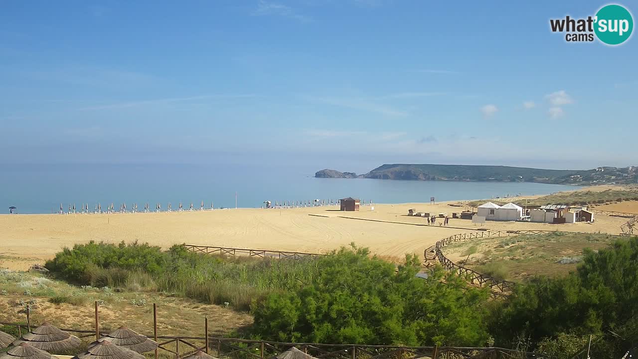 Webcam Torre dei Corsari – Vue en direct sur la plage depuis Punta Usai