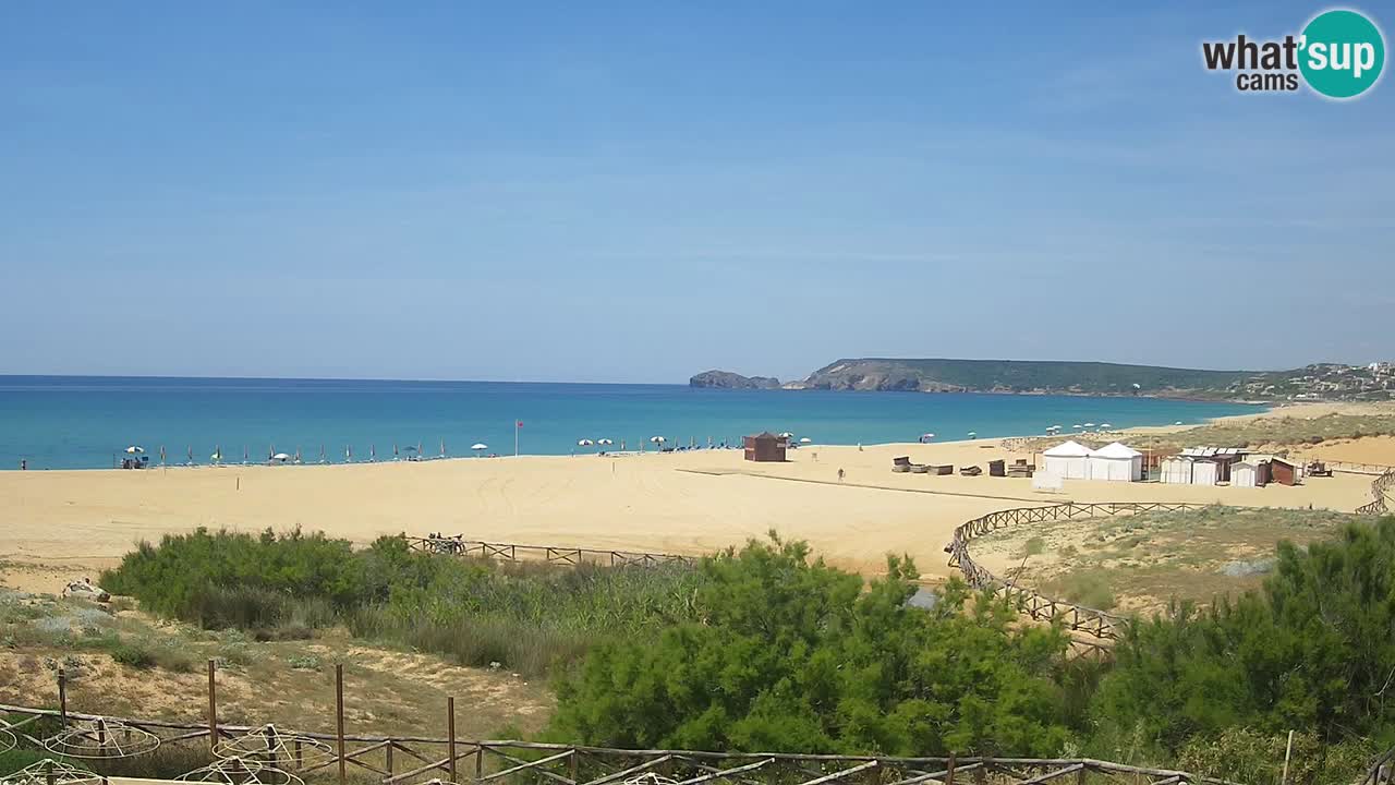 Webcam Torre dei Corsari – Live Beach View from Punta Usai