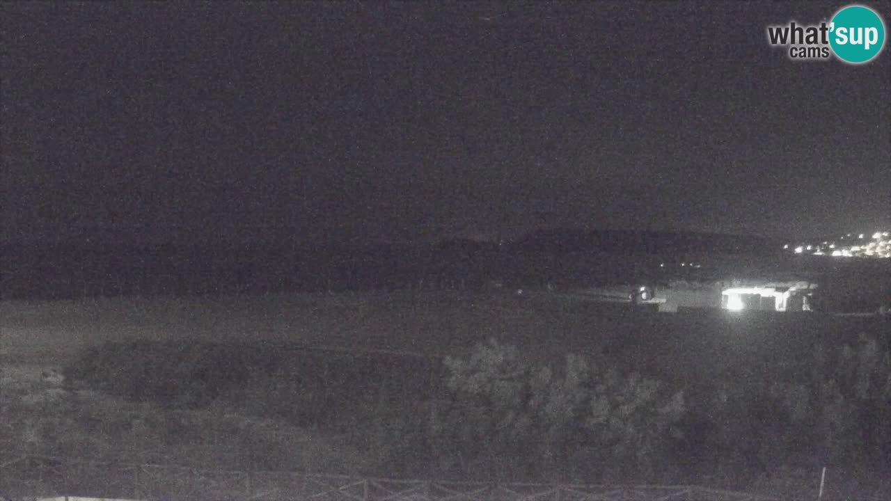 Webcam Torre dei Corsari – Vista live sulla spiaggia da Punta Usai
