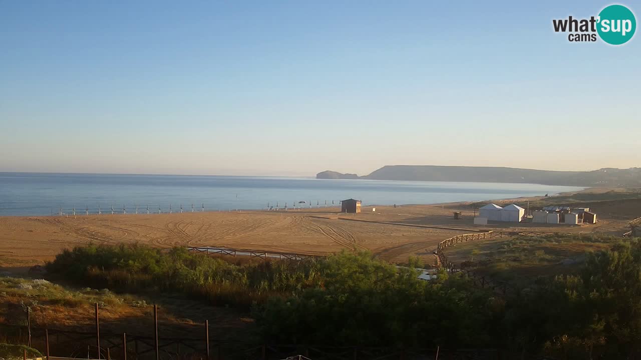Cámara web Torre dei Corsari – Vista en directo de la playa desde Punta Usai
