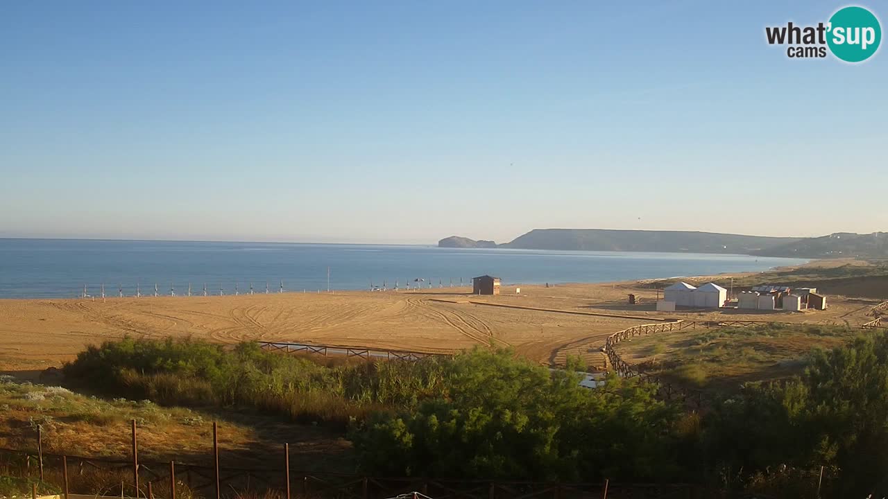 Webcam Torre dei Corsari – Liveblick auf den Strand von Punta Usai