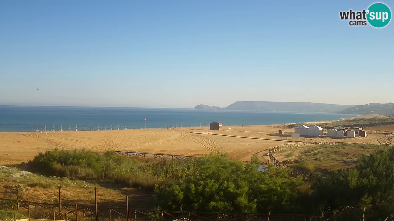 Webcam Torre dei Corsari – Vista live sulla spiaggia da Punta Usai