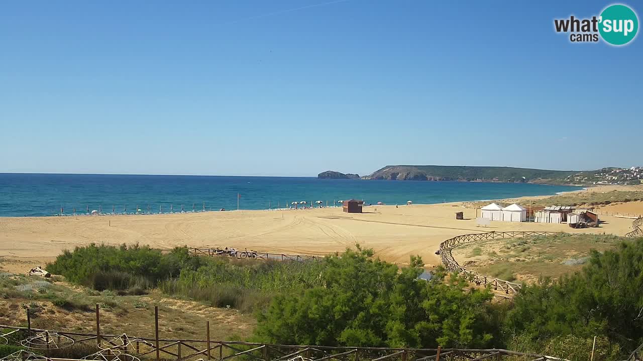 Webcam Torre dei Corsari – Vue en direct sur la plage depuis Punta Usai