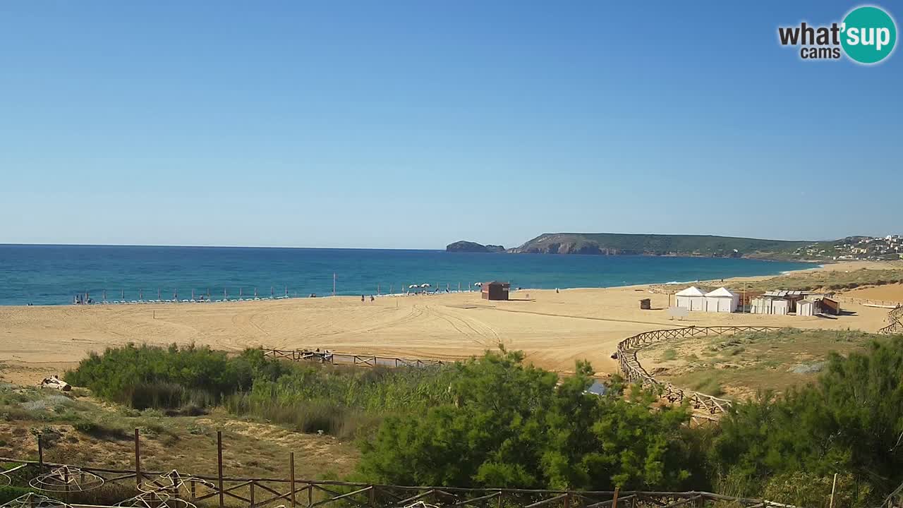 Spletna kamera Torre dei Corsari – Pogled v živo na plažo s Punta Usai