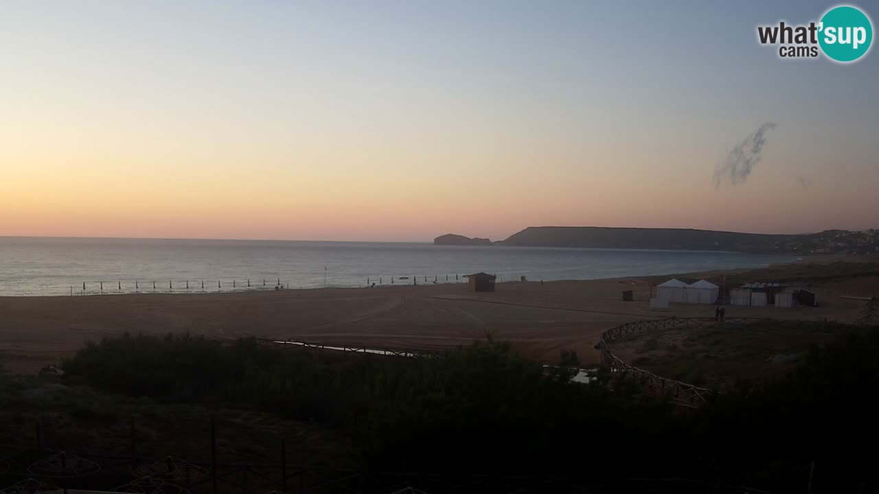 Cámara web Torre dei Corsari – Vista en directo de la playa desde Punta Usai