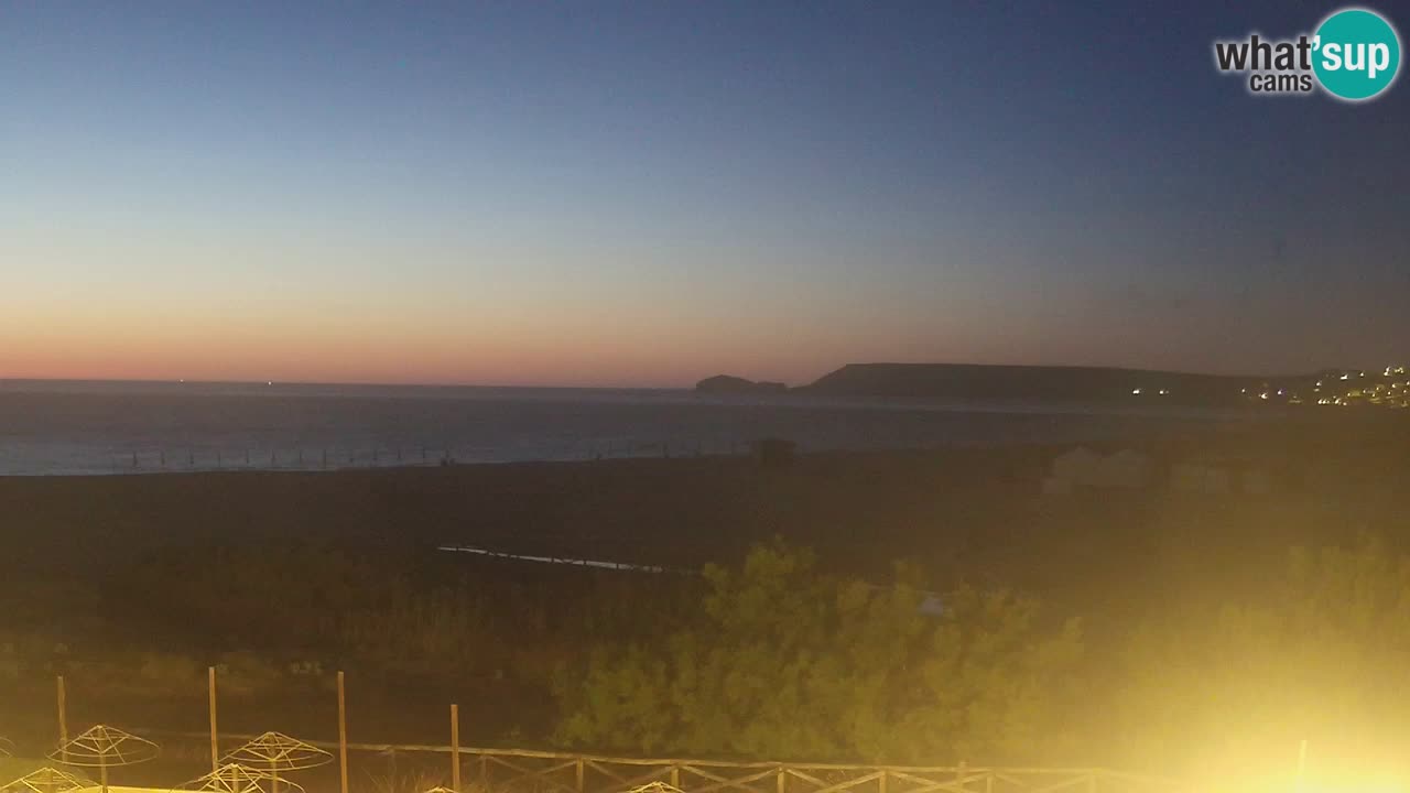 Webcam Torre dei Corsari – Liveblick auf den Strand von Punta Usai