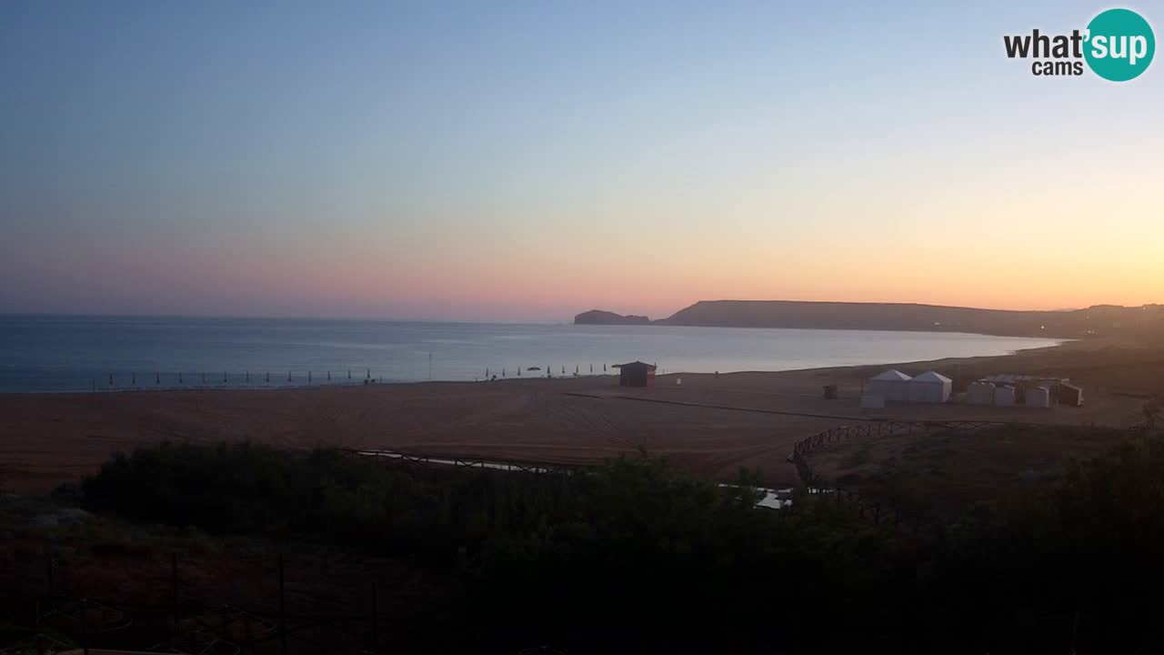 Cámara web Torre dei Corsari – Vista en directo de la playa desde Punta Usai