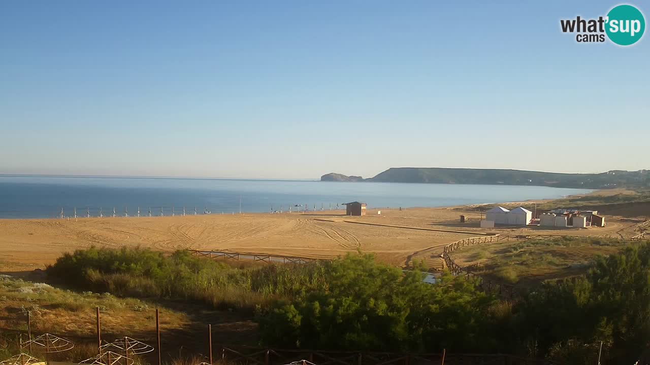 Webcam Torre dei Corsari – Liveblick auf den Strand von Punta Usai