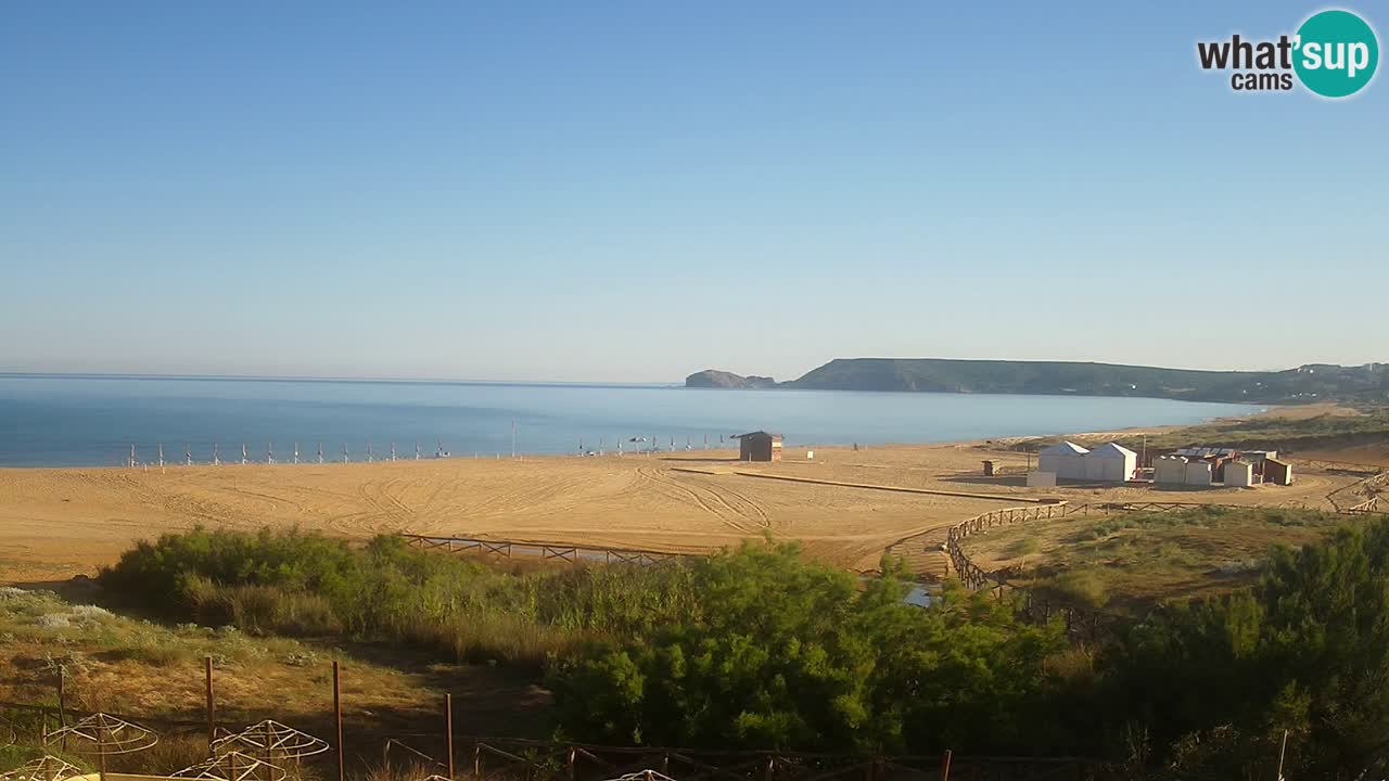 Webcam Torre dei Corsari – Live Beach View from Punta Usai