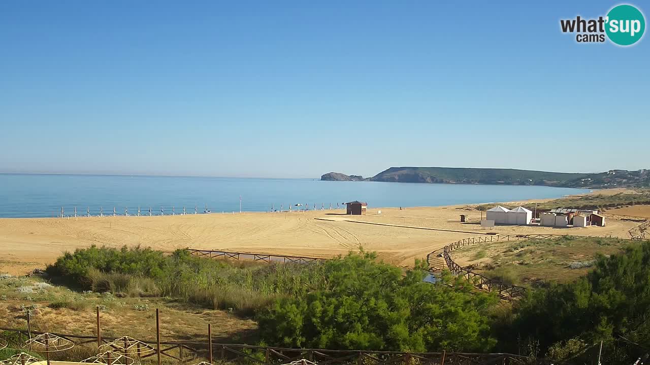 Spletna kamera Torre dei Corsari – Pogled v živo na plažo s Punta Usai
