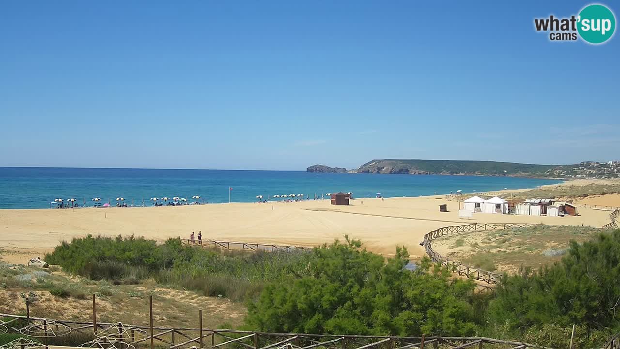 Webcam Torre dei Corsari – Live Beach View from Punta Usai