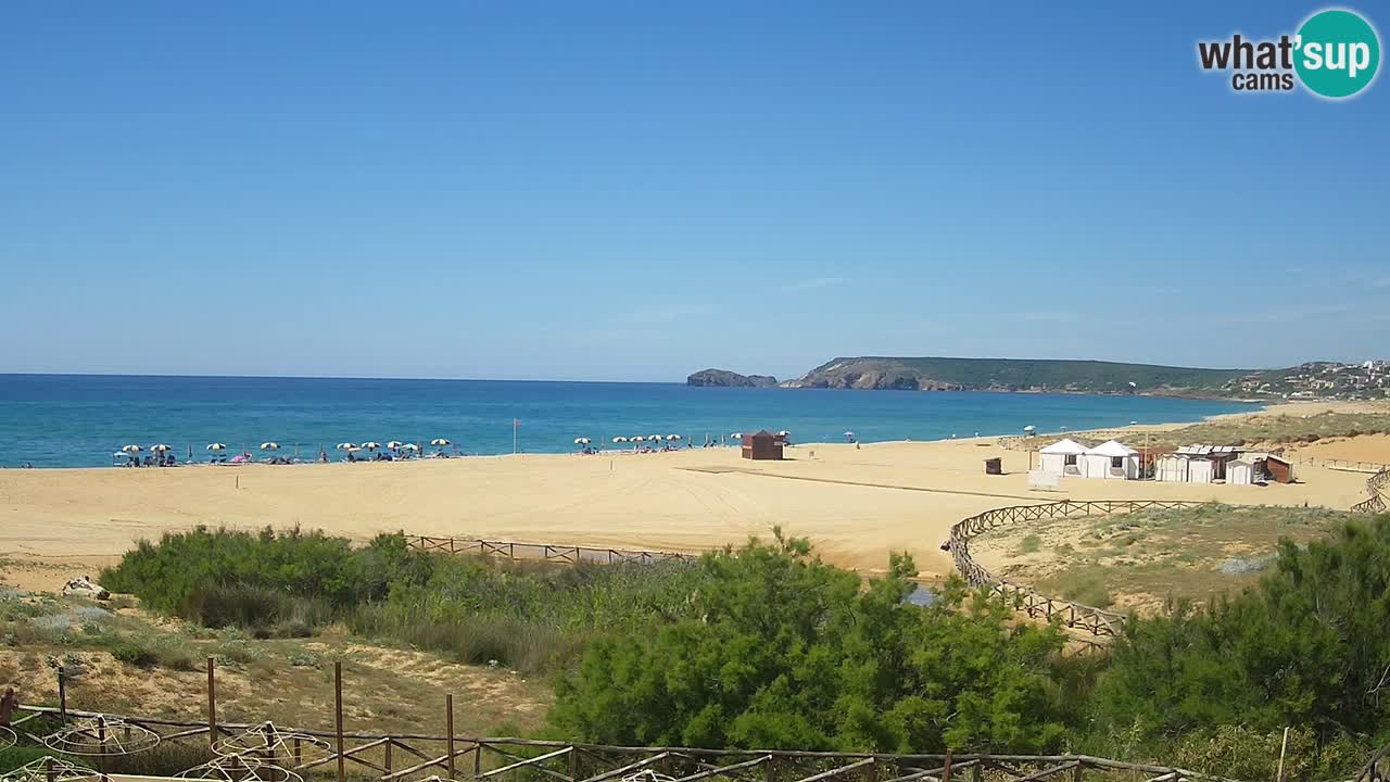 Webcam Torre dei Corsari – Vue en direct sur la plage depuis Punta Usai