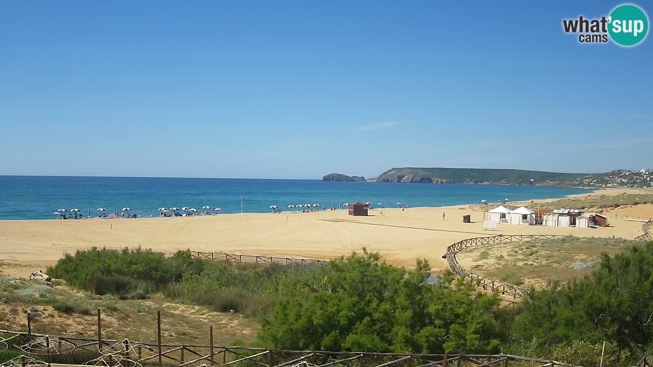 Cámara web Torre dei Corsari – Vista en directo de la playa desde Punta Usai
