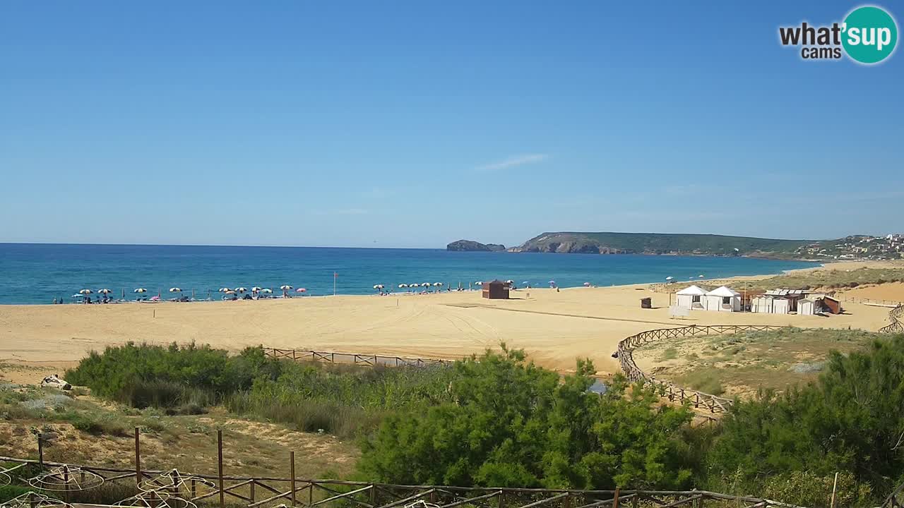 Webcam Torre dei Corsari – Vue en direct sur la plage depuis Punta Usai