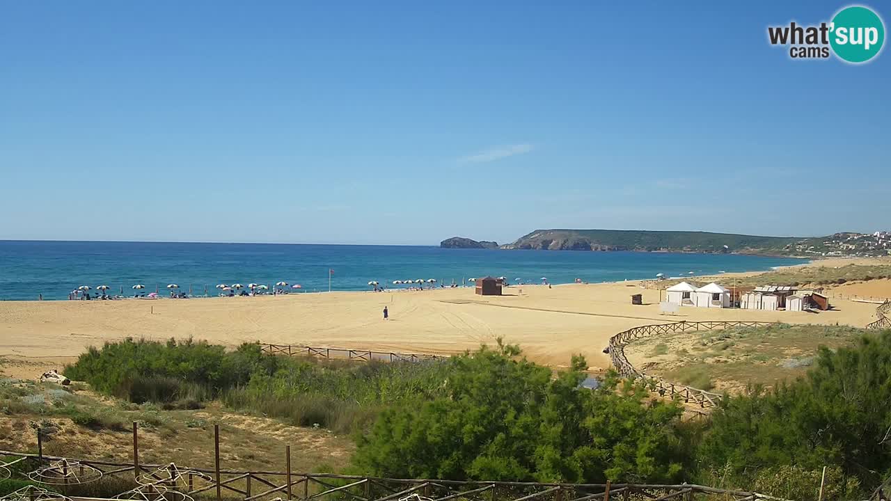 Webcam Torre dei Corsari – Vista live sulla spiaggia da Punta Usai