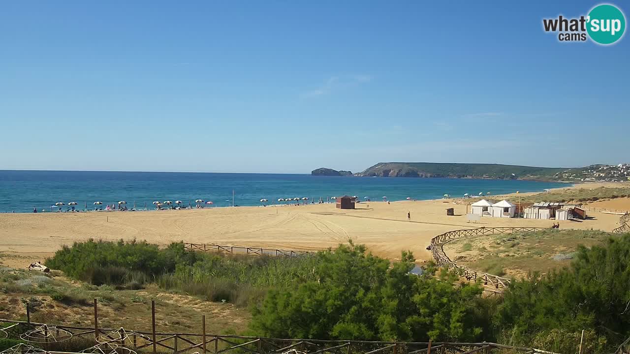 Webcam Torre dei Corsari – Vista live sulla spiaggia da Punta Usai