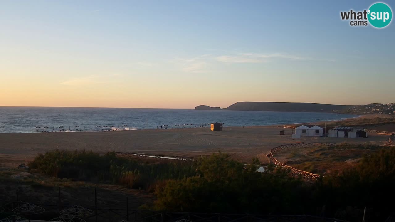 Webcam Torre dei Corsari – Vista live sulla spiaggia da Punta Usai