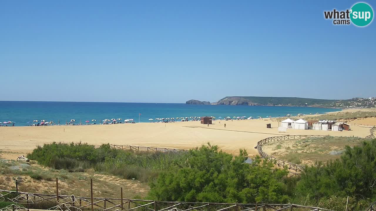 Webcam Torre dei Corsari – Vista live sulla spiaggia da Punta Usai