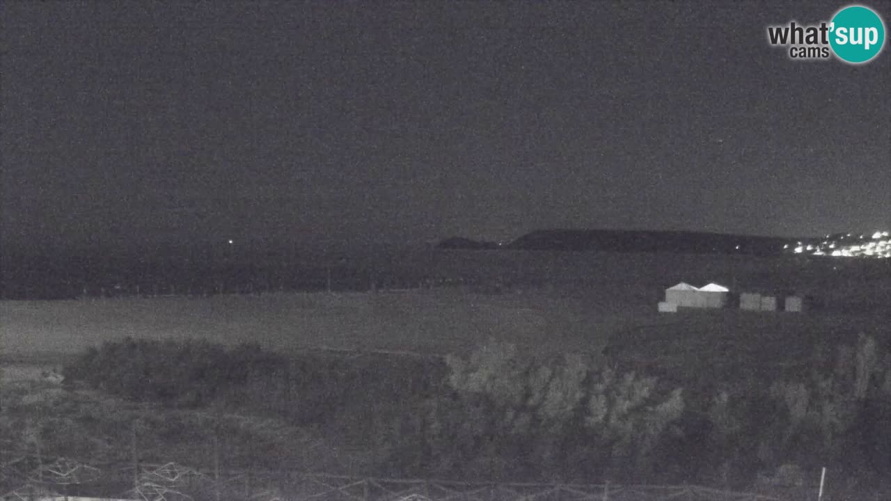 Webcam Torre dei Corsari – Vue en direct sur la plage depuis Punta Usai
