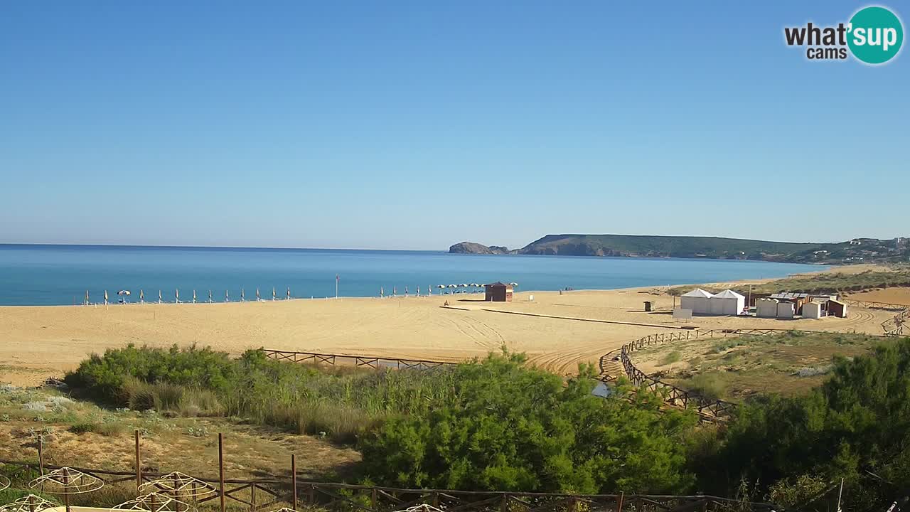 Webcam Torre dei Corsari – Live Beach View from Punta Usai