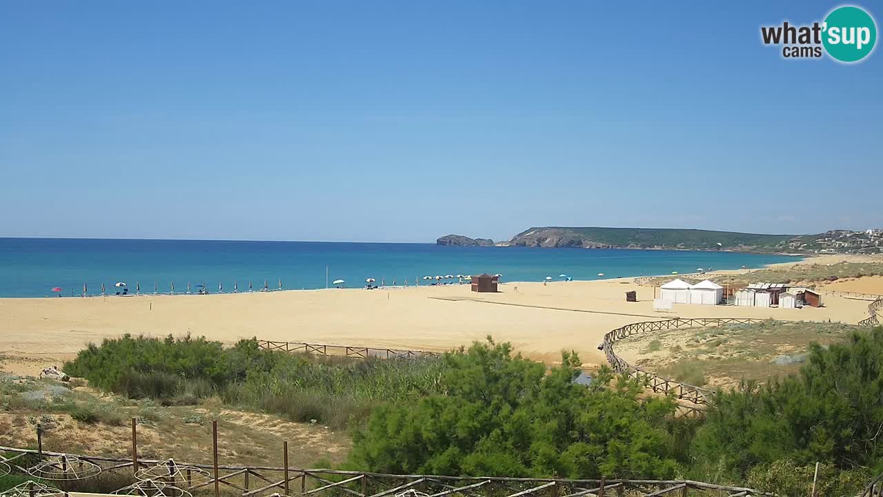 Webcam Torre dei Corsari – Live Beach View from Punta Usai