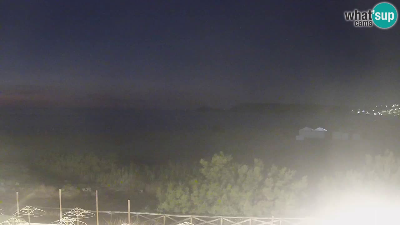 Cámara web Torre dei Corsari – Vista en directo de la playa desde Punta Usai