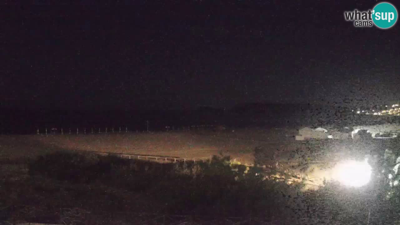 Cámara web Torre dei Corsari – Vista en directo de la playa desde Punta Usai