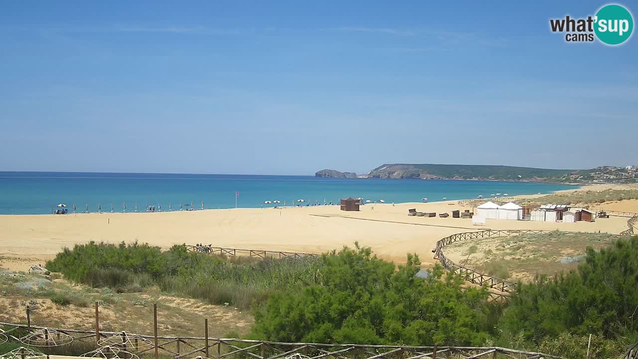 Webcam Torre dei Corsari – Live Beach View from Punta Usai
