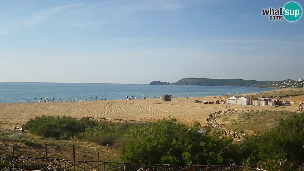 Webcam Torre dei Corsari – Liveblick auf den Strand von Punta Usai