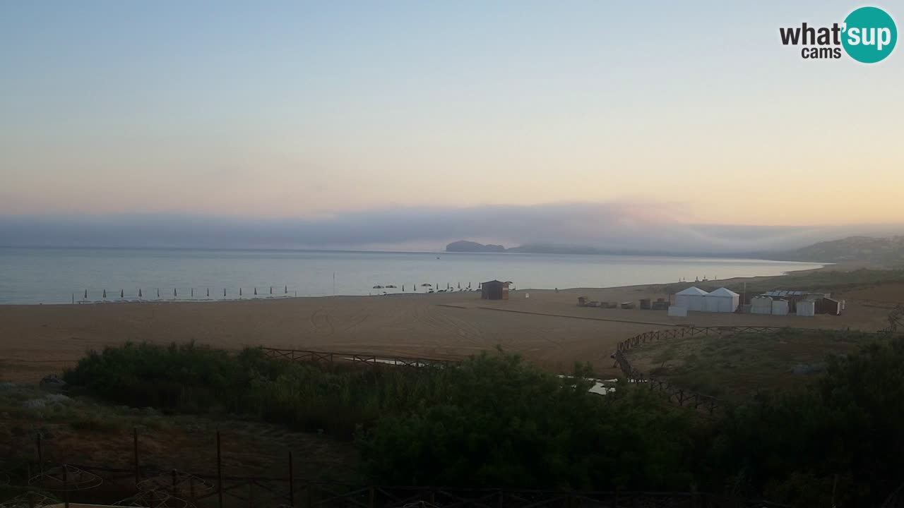 Webcam Torre dei Corsari – Vista live sulla spiaggia da Punta Usai