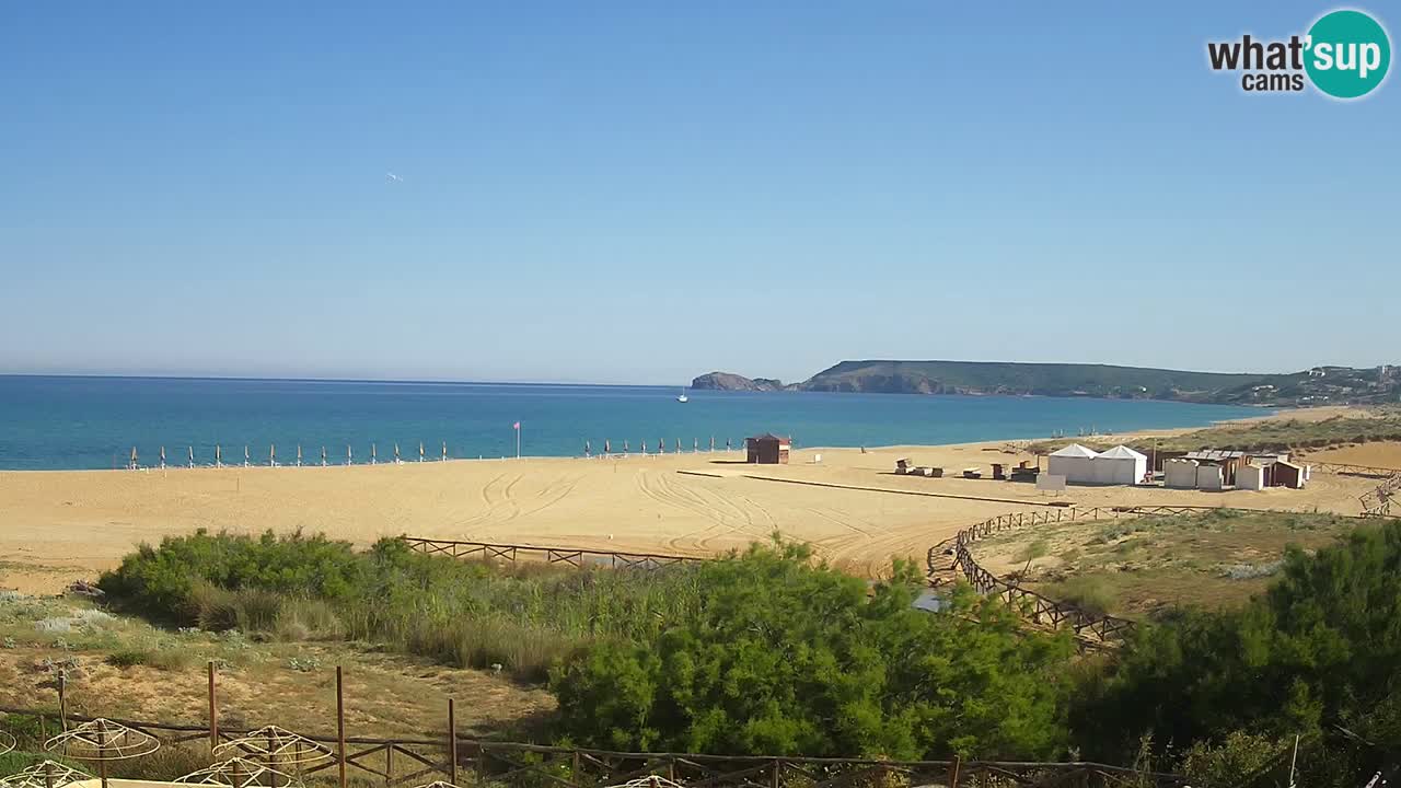 Webcam Torre dei Corsari – Live Beach View from Punta Usai