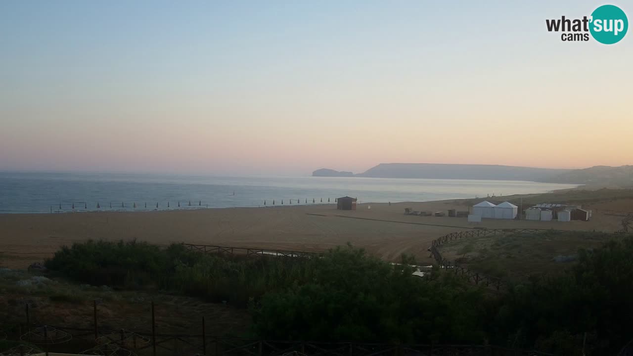 Cámara web Torre dei Corsari – Vista en directo de la playa desde Punta Usai
