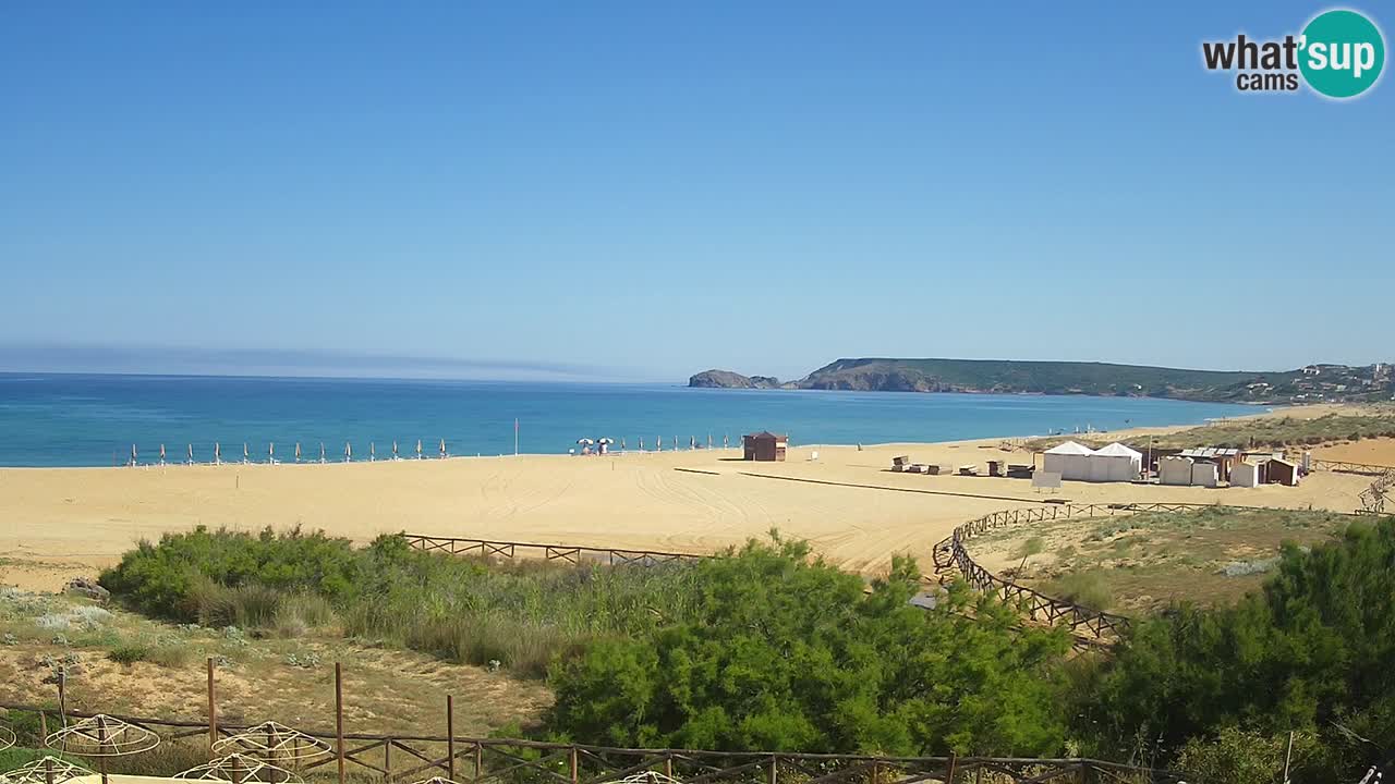 Webcam Torre dei Corsari – Liveblick auf den Strand von Punta Usai