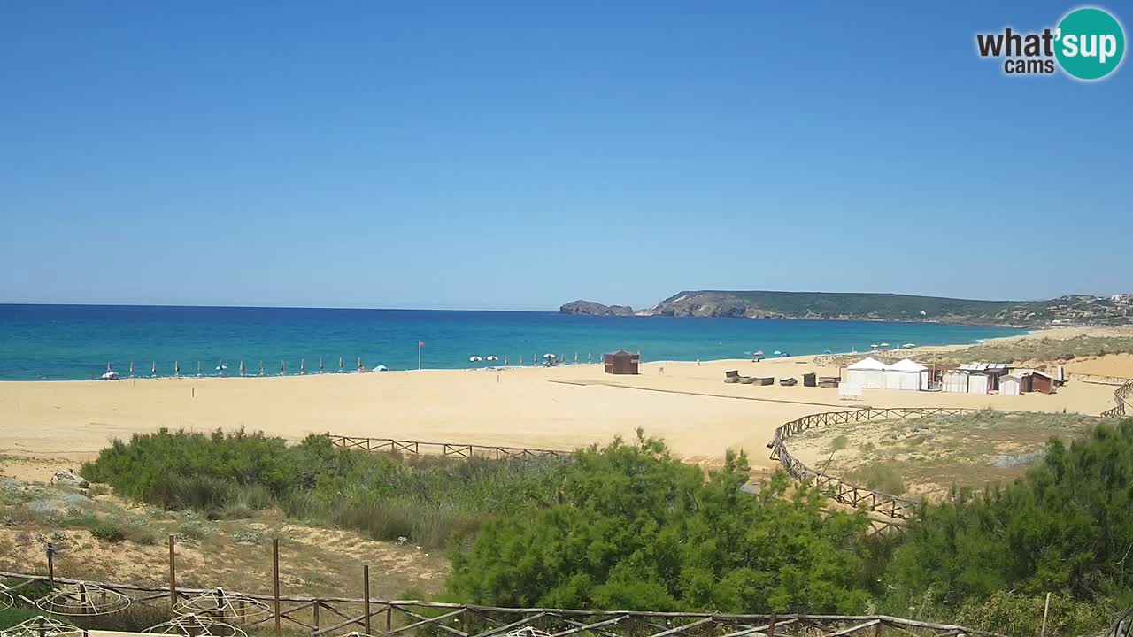 Webcam Torre dei Corsari – Live Beach View from Punta Usai