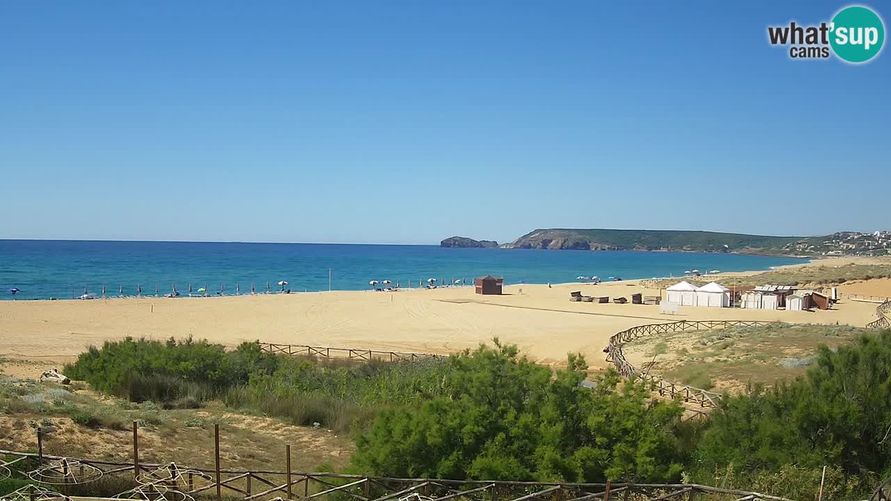Webcam Torre dei Corsari – Vue en direct sur la plage depuis Punta Usai