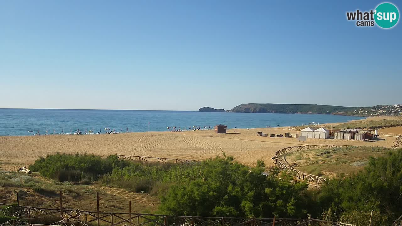 Spletna kamera Torre dei Corsari – Pogled v živo na plažo s Punta Usai