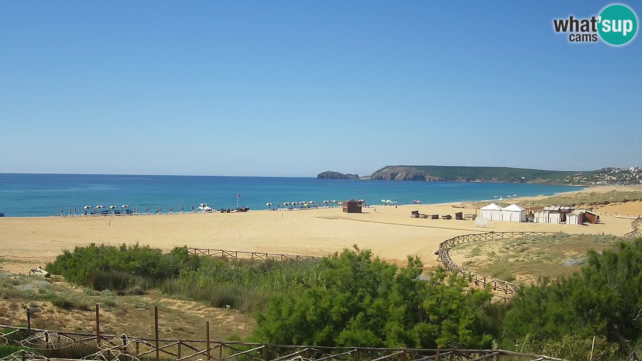 Cámara web Torre dei Corsari – Vista en directo de la playa desde Punta Usai