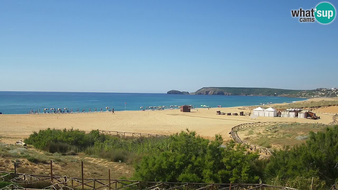 Webcam Torre dei Corsari – Liveblick auf den Strand von Punta Usai