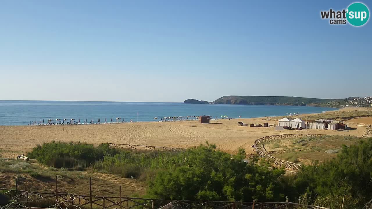 Webcam Torre dei Corsari – Vista live sulla spiaggia da Punta Usai