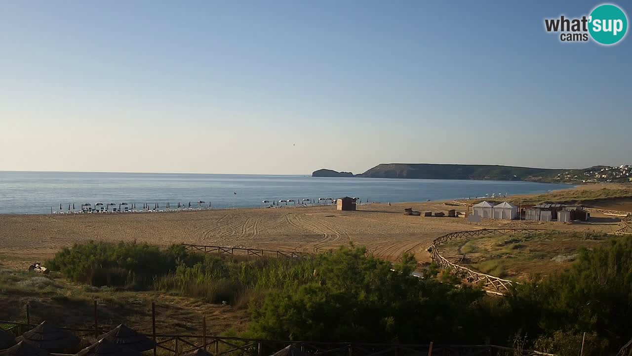 Webcam Torre dei Corsari – Vista live sulla spiaggia da Punta Usai