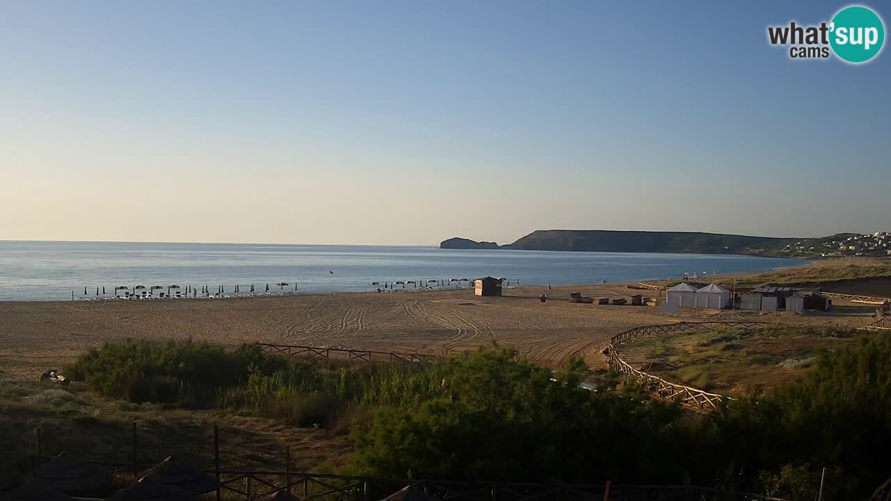 Webcam Torre dei Corsari – Liveblick auf den Strand von Punta Usai